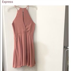 Express blush dress